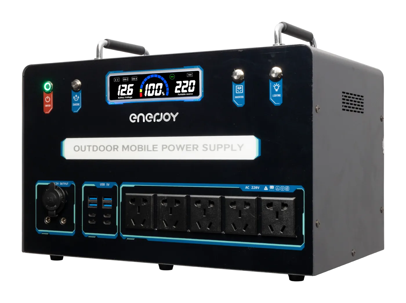 Trạm sạc ENERJOY 3000W ảnh thực tế 1