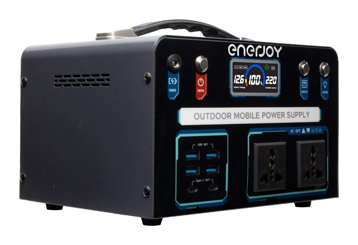 Trạm sạc ENERJOY 500W ảnh thực tế 2