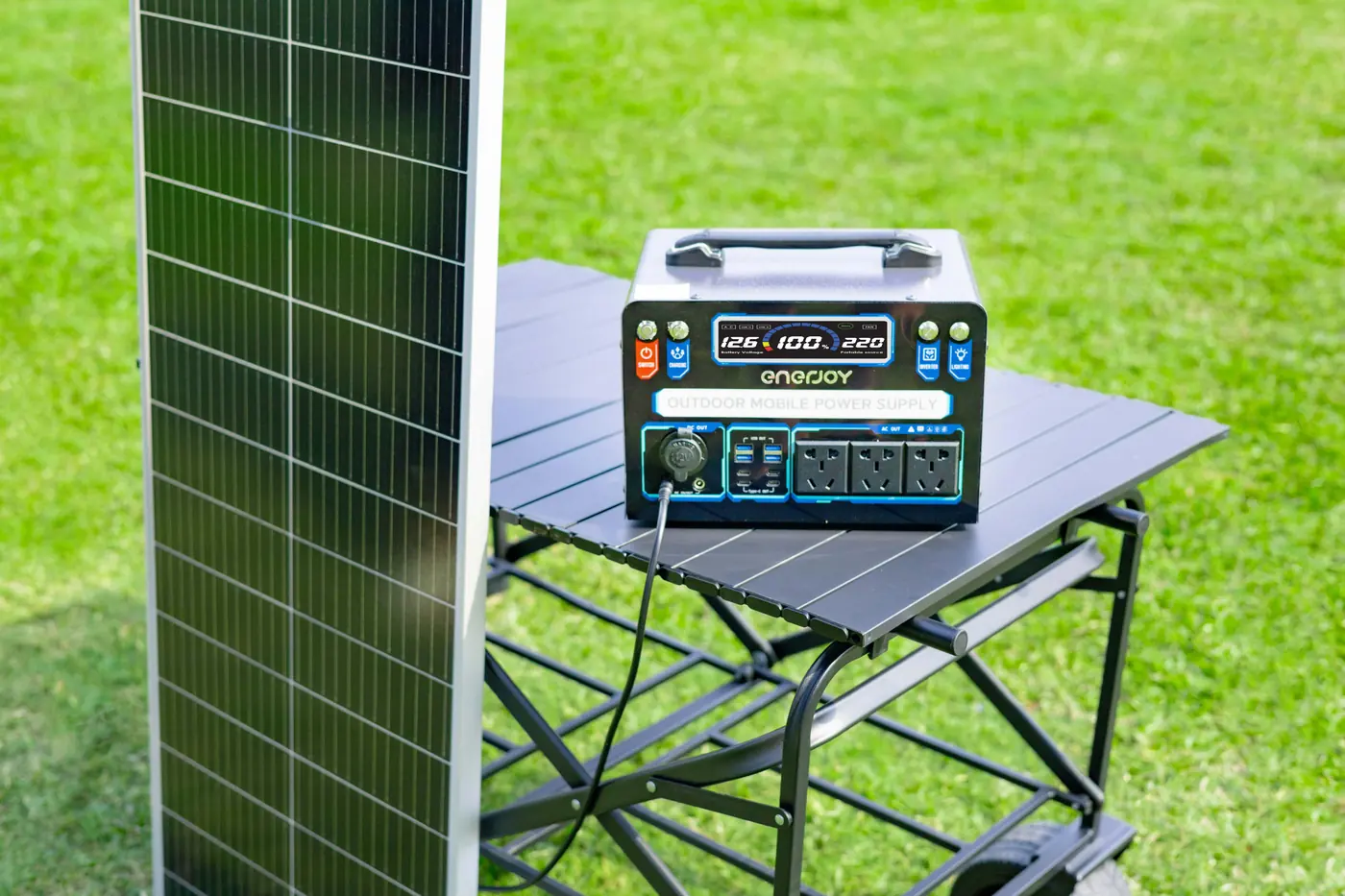 Trạm sạc ENERJOY 1100W ảnh thực tế 3