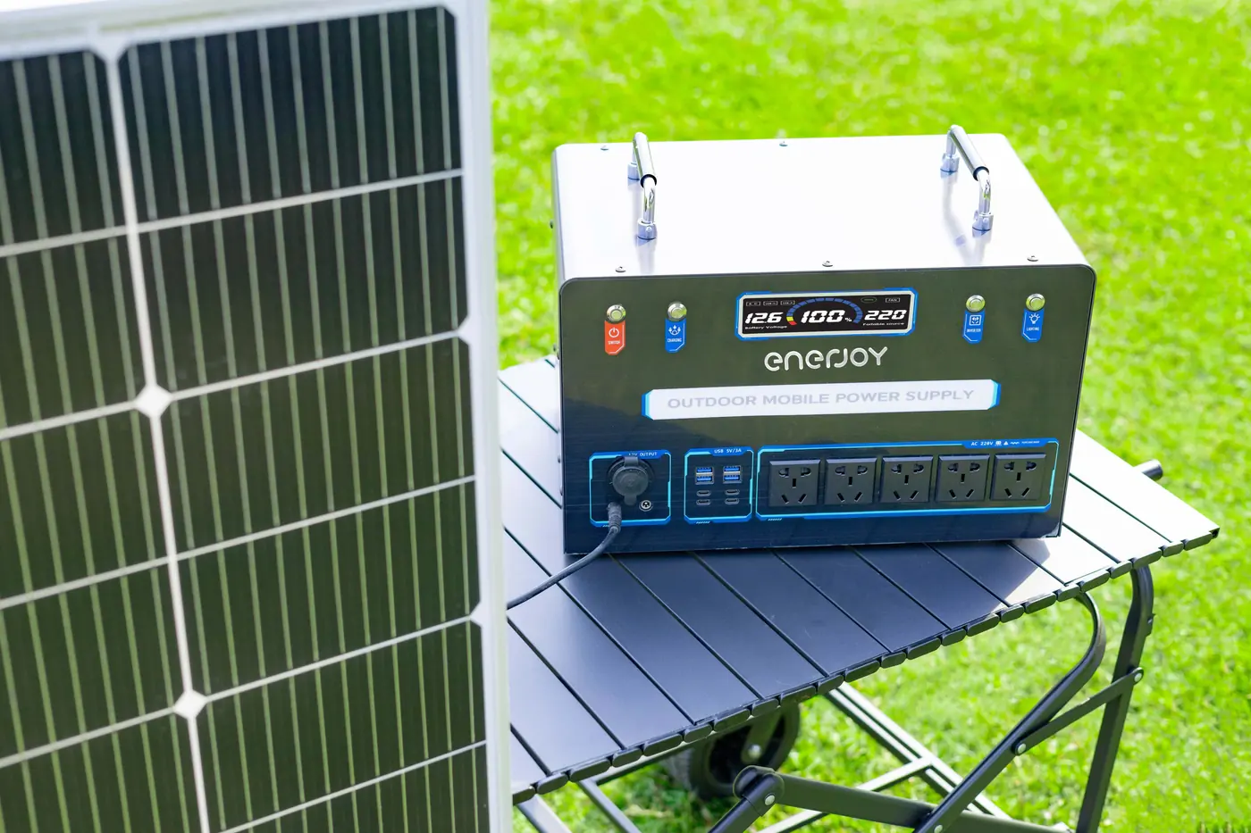 Trạm sạc ENERJOY 3000W ảnh thực tế 5
