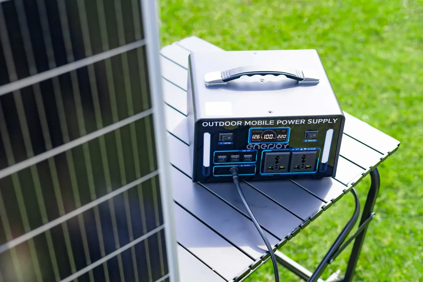 Trạm sạc ENERJOY 400W ảnh thực tế 4